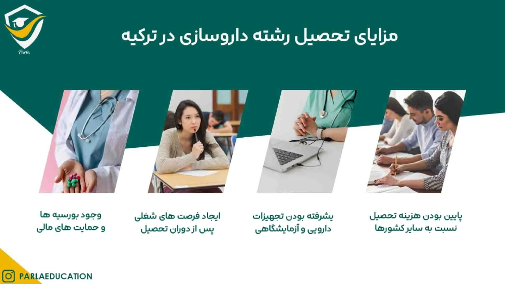 مزایای تحصیل داروسازی در ترکیه